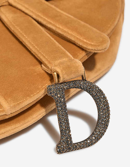 Saddle mini Velvet camel
