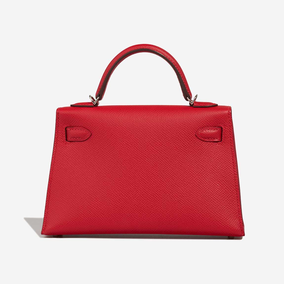 Kelly mini Epsom rouge radieux