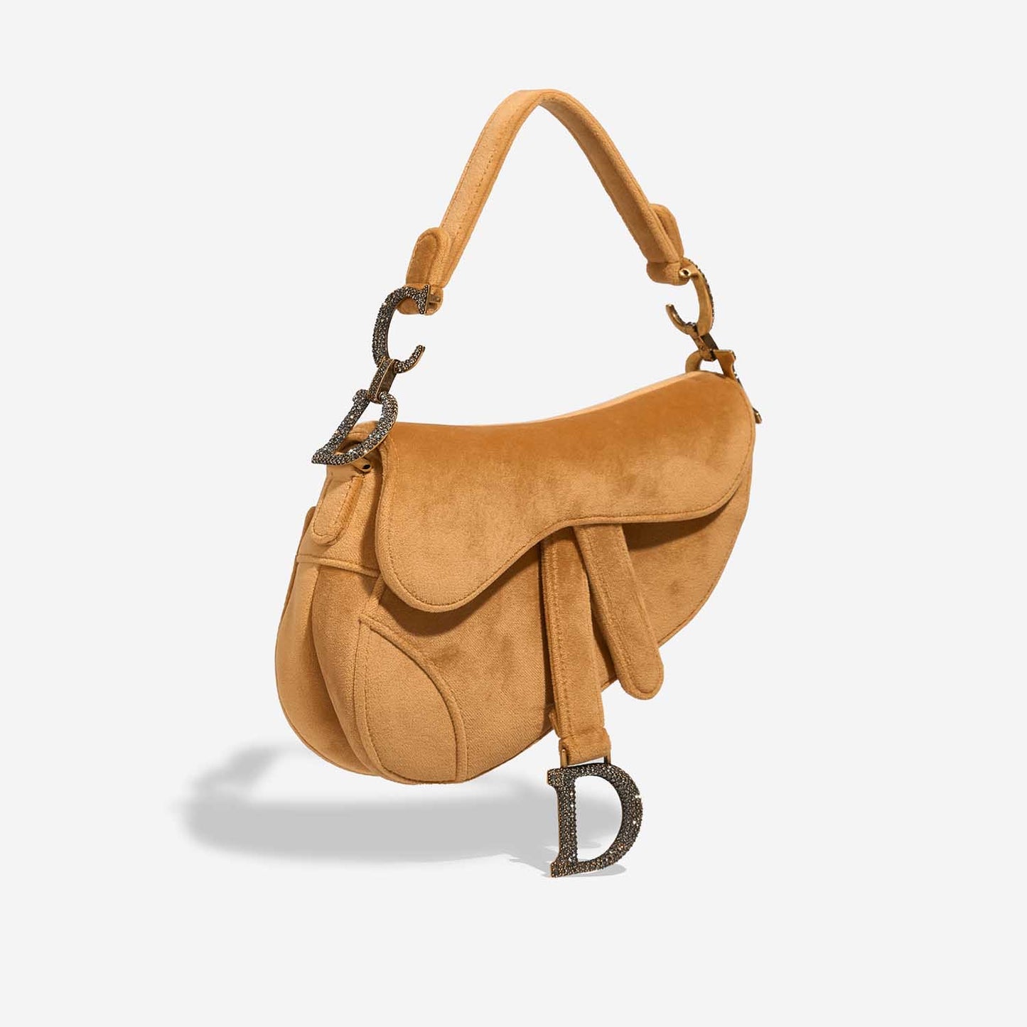 Saddle mini Velvet camel