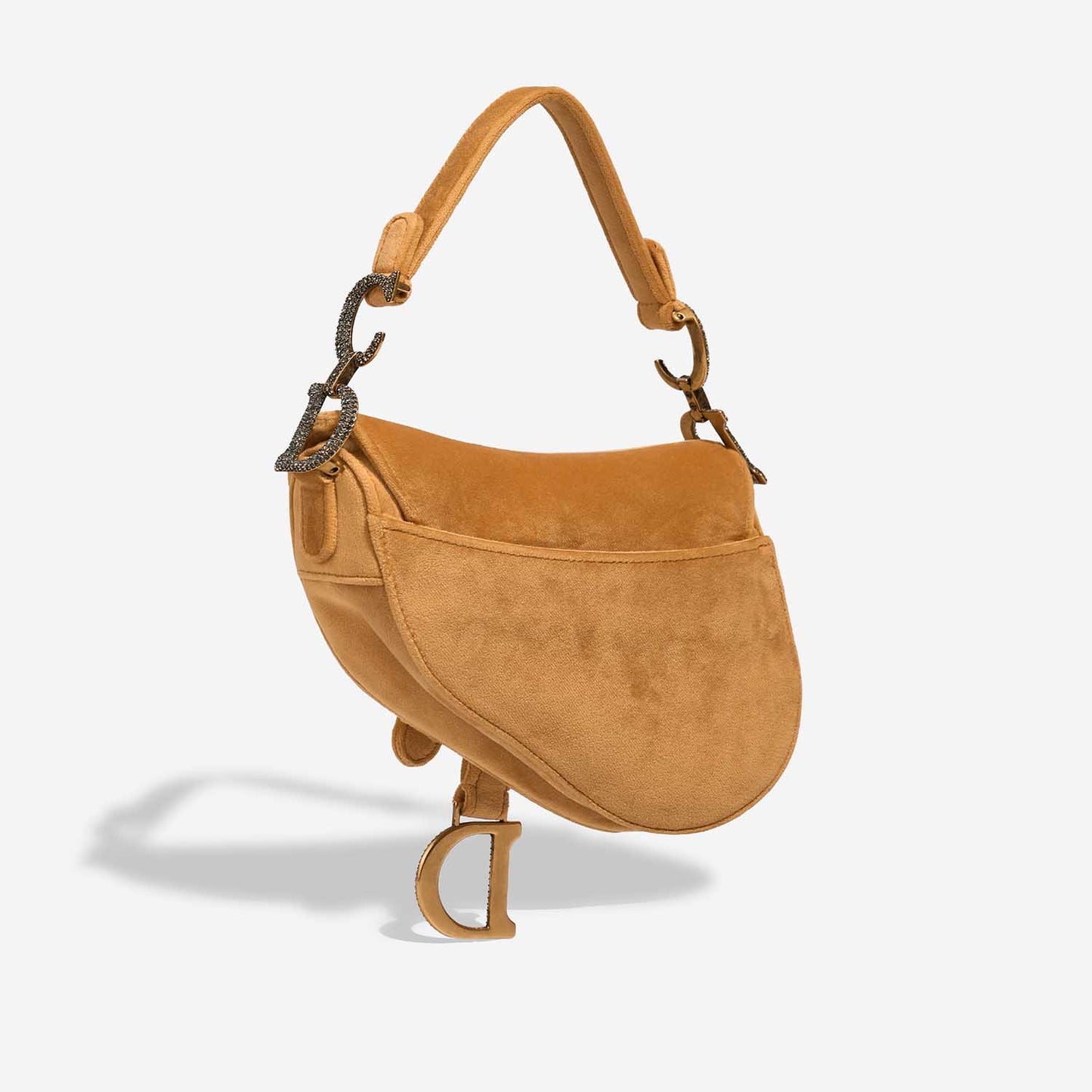 Saddle mini Velvet camel