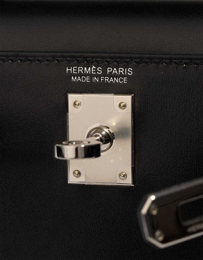 Kelly Mini Chèvre Chamkila Noir