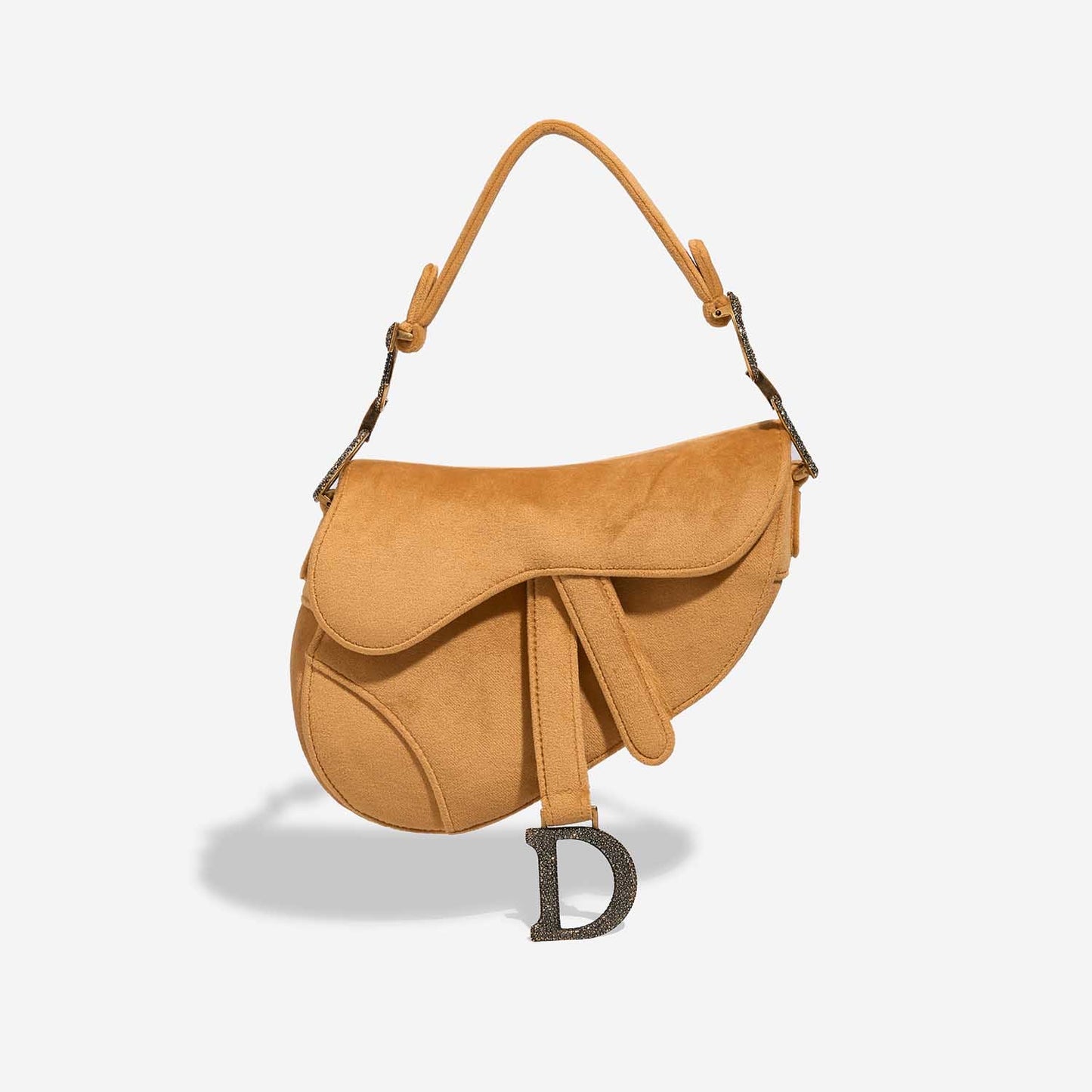 Saddle mini Velvet camel