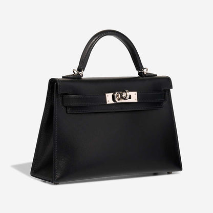 Kelly Mini Chèvre Chamkila Noir