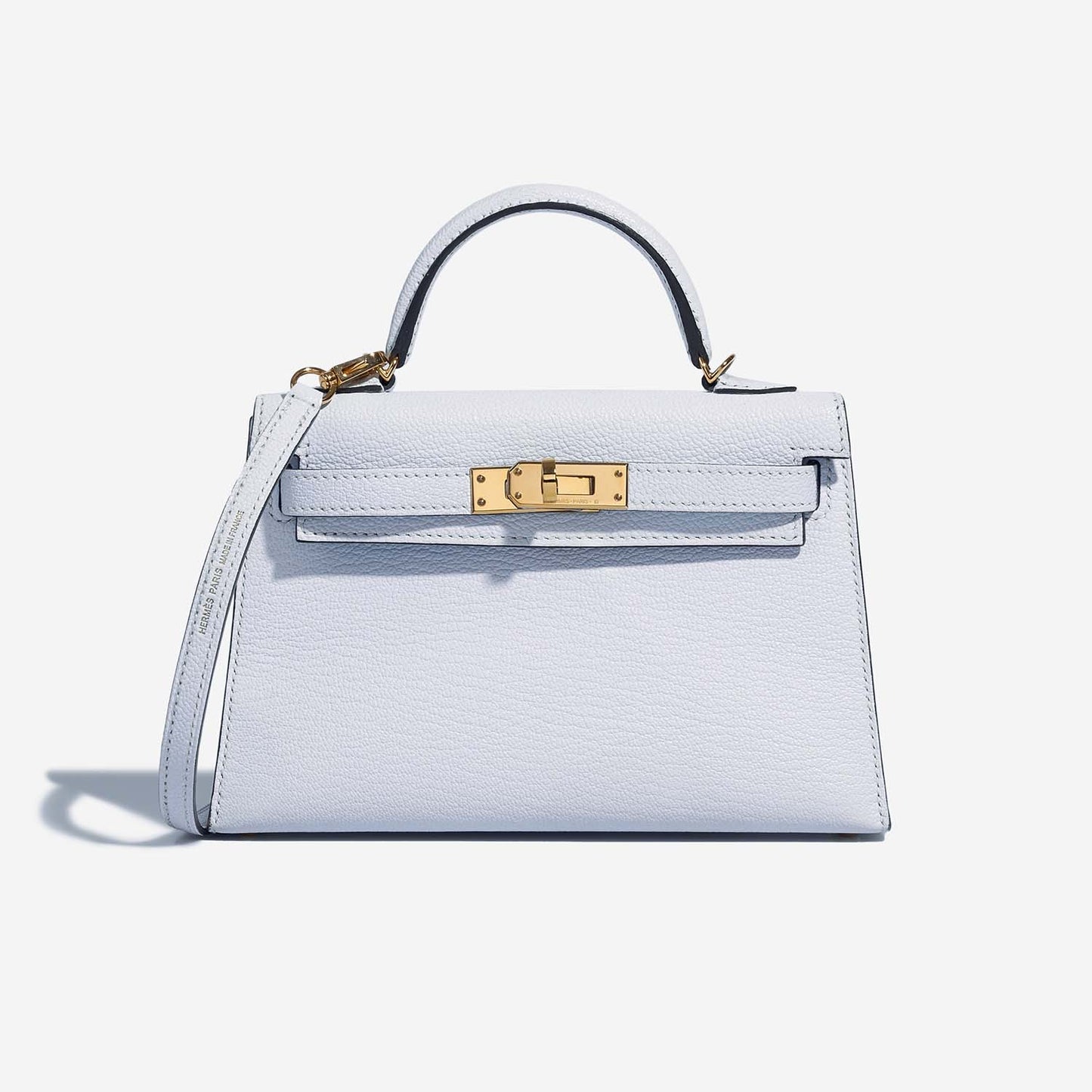 Kelly Mini Chèvre Mysore Bleu Brume