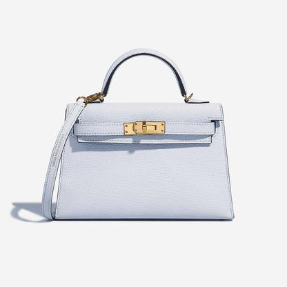Kelly Mini Chèvre Mysore Bleu Brume