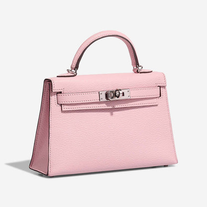 Kelly Mini Chèvre Rose Sakura