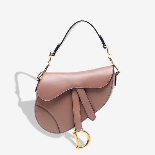 Saddle mini Calf Blush