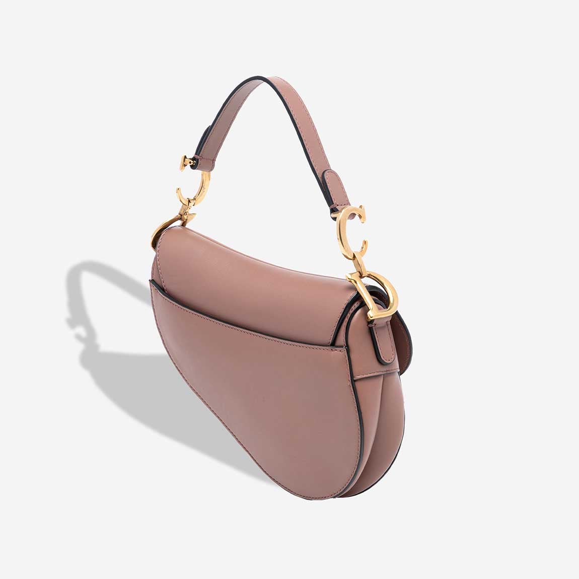 Saddle mini Calf Blush