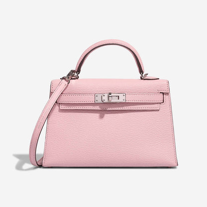 Kelly Mini Chèvre Rose Sakura