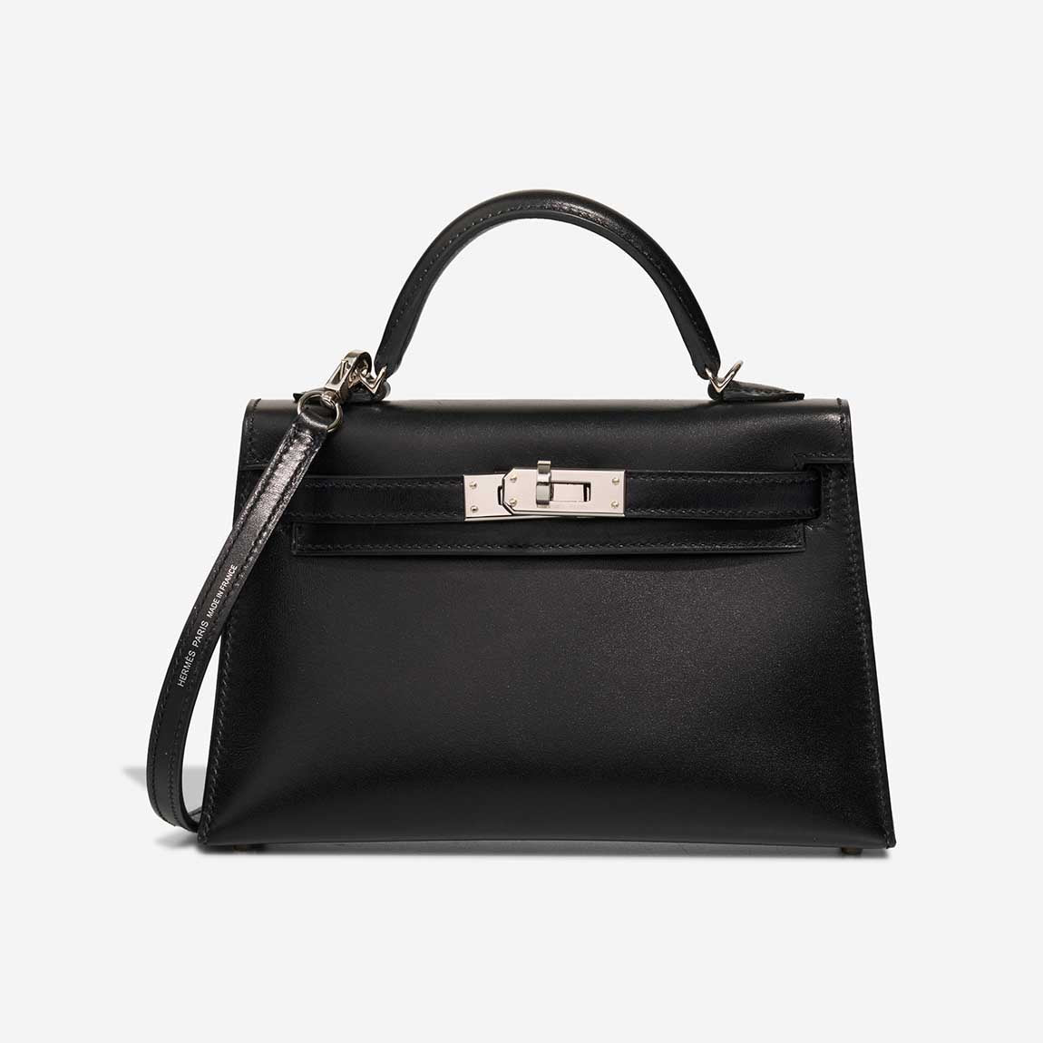 Kelly Mini Chèvre Chamkila Noir