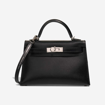 Kelly Mini Chèvre Chamkila Noir
