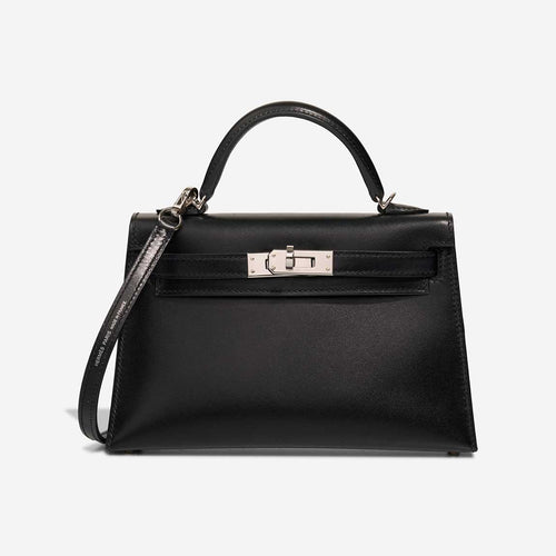 Kelly Mini Chèvre Chamkila Noir