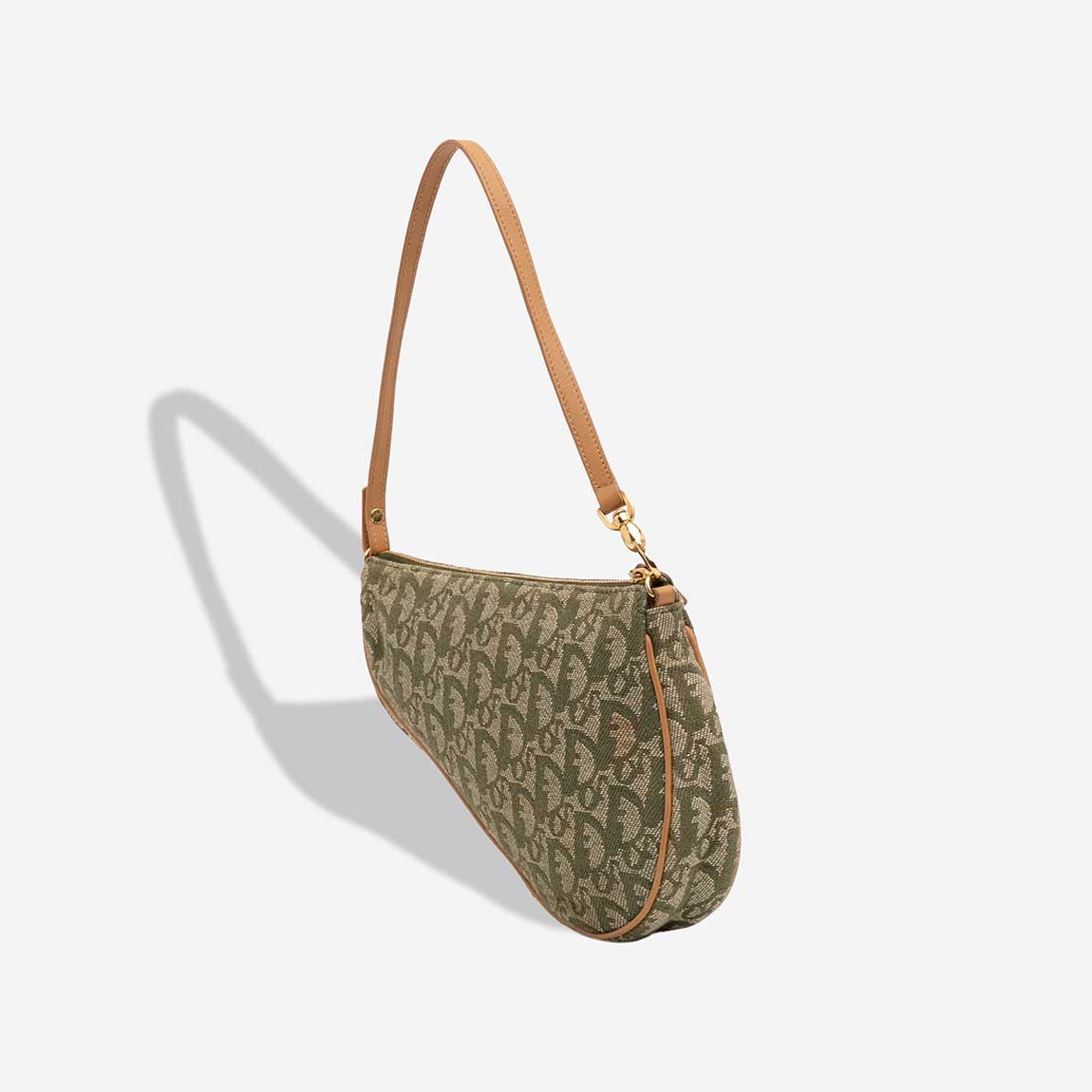 Saddle mini Canva Brown