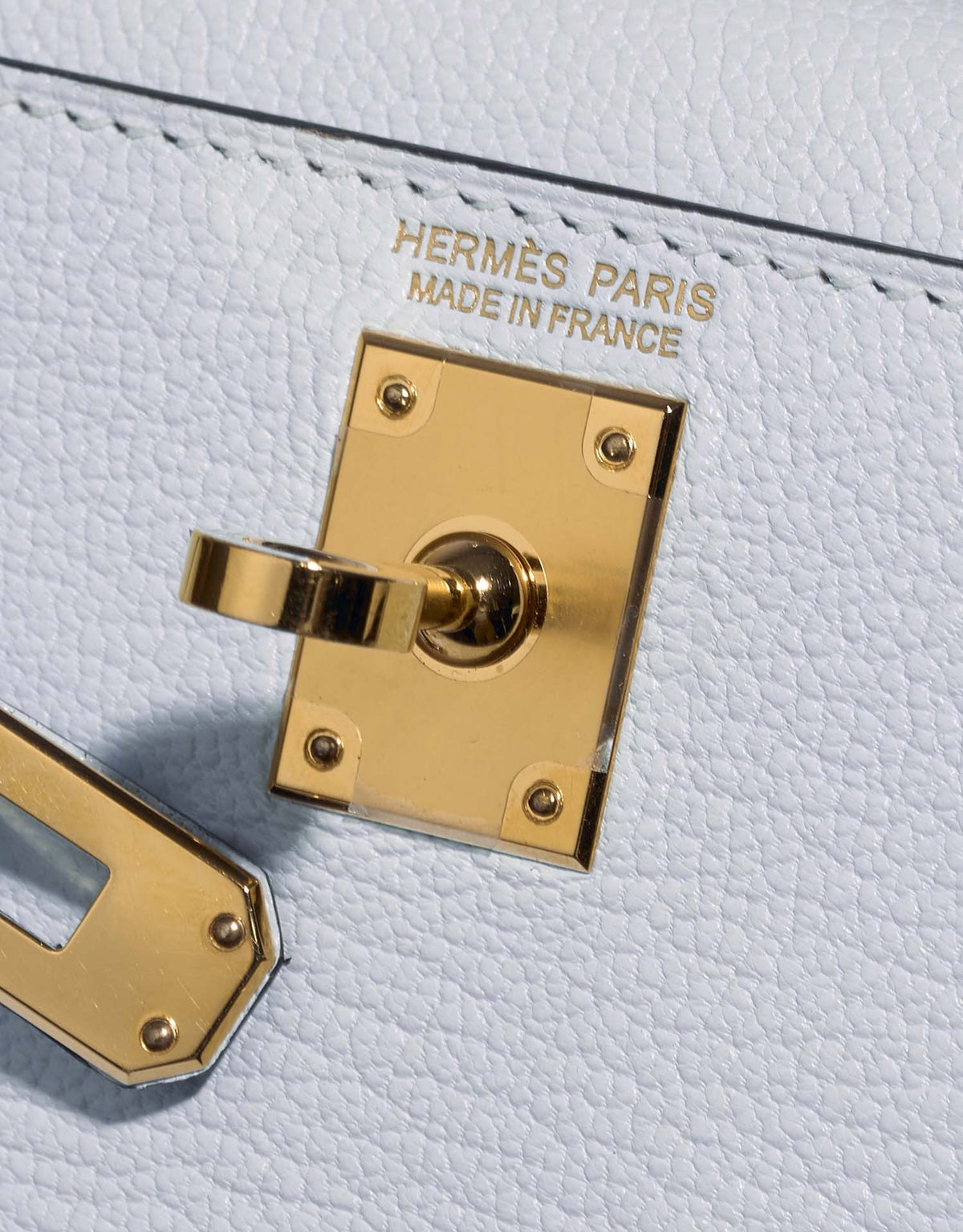 Kelly Mini Chèvre Mysore Bleu Brume