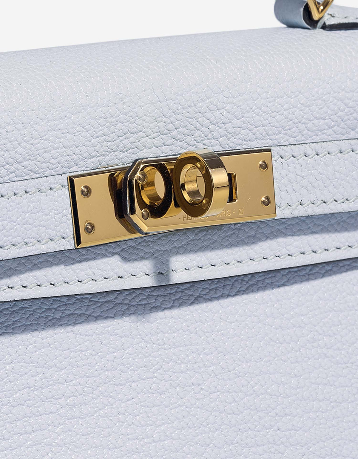 Kelly Mini Chèvre Mysore Bleu Brume