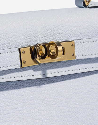 Kelly Mini Chèvre Mysore Bleu Brume